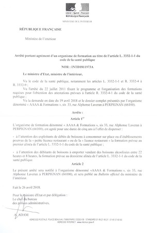 La Formation Permis d'Exploitation, c'est ici  